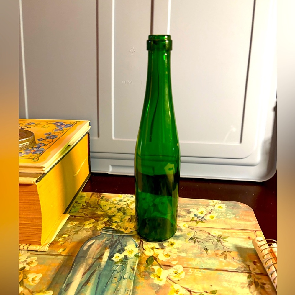 Dark Green Glass Bottle
